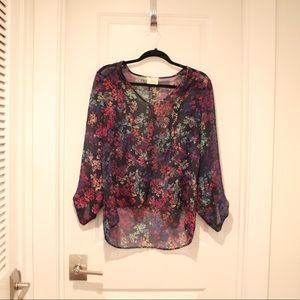 Urban Outfitters floral button down